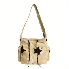Stars Pattern Crossbody Bag Lightweight Shoulder Bag
