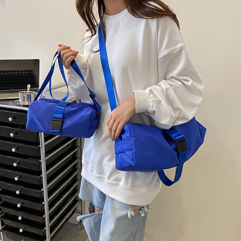 Classic Sport Duffel Bag Nylon Crossbody Shoulder Travel Bag