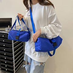Classic Sport Duffel Bag Nylon Crossbody Shoulder Travel Bag