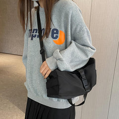 Classic Sport Duffel Bag Nylon Crossbody Shoulder Travel Bag