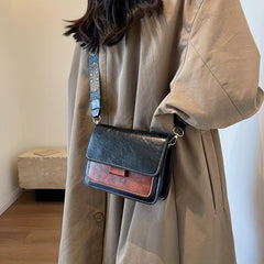 Mini Vintage Crossbody Bag Retro Flap Shoulder Bag Women's Casual Grunge Handbag