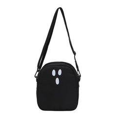Mini Cartoon Print Phone Bag Zipper Crossbody Bag With Bag Charm