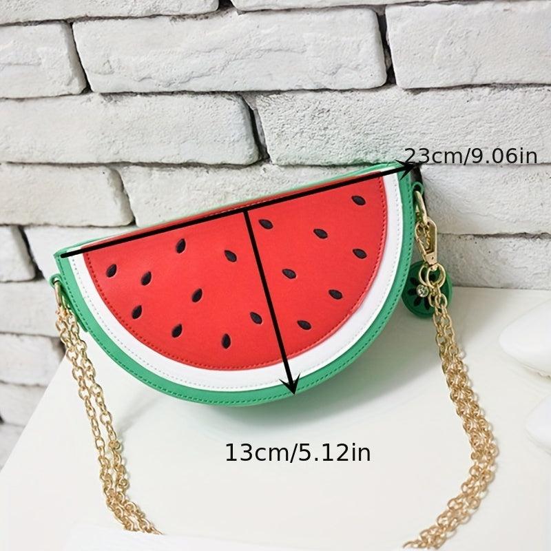 Watermelon Shaped Crossbody Bag Mini Shoulder Purse