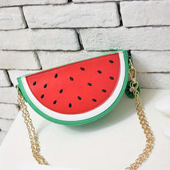 Watermelon Shaped Crossbody Bag Mini Shoulder Purse