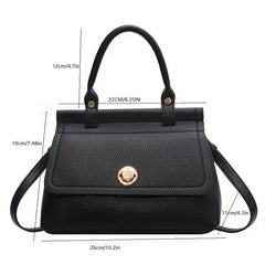 Stylish PU Crossbody Tote Bag Satchel Shoulder Bag for Women