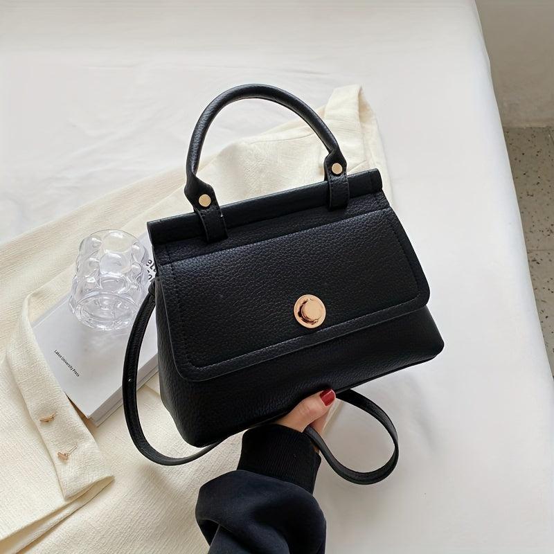 Stylish PU Crossbody Tote Bag Satchel Shoulder Bag for Women