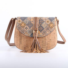 Vintage Saddle Shoulder Bag Flap Crossbody Bag Classic Storage Shoulder