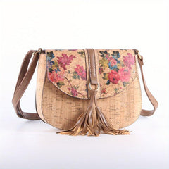 Vintage Saddle Shoulder Bag Flap Crossbody Bag Classic Storage Shoulder