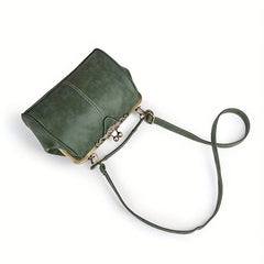 Vintage Crossbody Bag, Kiss Lock Slip Purse