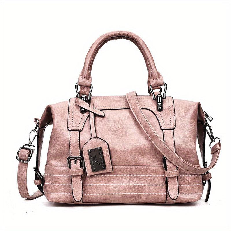 Vintage Tote Satchel Bag All Match Shoulder Bag For Work