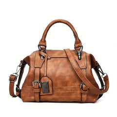 Vintage Tote Satchel Bag All Match Shoulder Bag For Work
