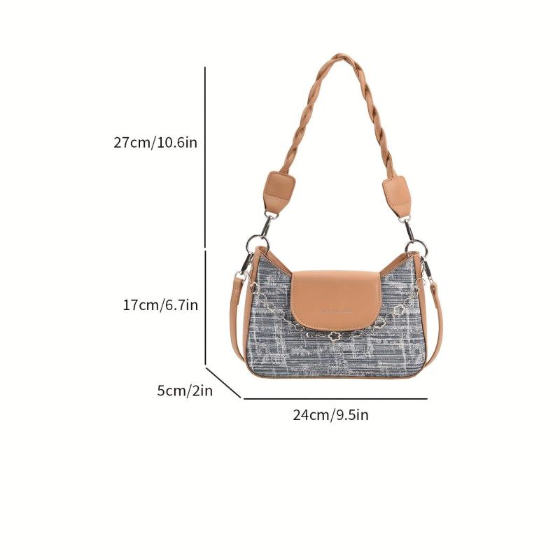Vintage Retro Shoulder Bag Women's Casual Handbag