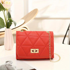 Quilted Crossbody Bag Women's Flap Purse Small Shoulder Bag