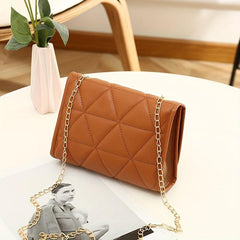 Quilted Crossbody Bag Women's Flap Purse Small Shoulder Bag