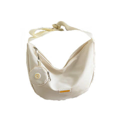 Casual Minimalist Crescent Bag All Match Zipper Crossbody Bag