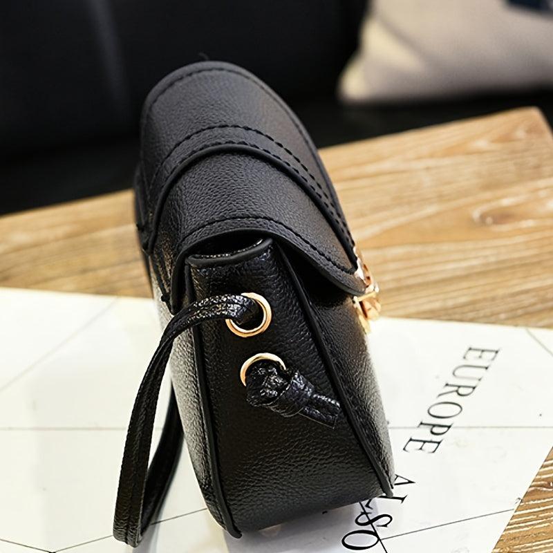 Flap Crossbody Bag Shoulder Saddle Bag Casual Handbag & Phone Purse