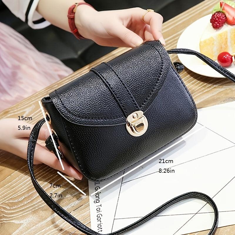 Flap Crossbody Bag Shoulder Saddle Bag Casual Handbag & Phone Purse