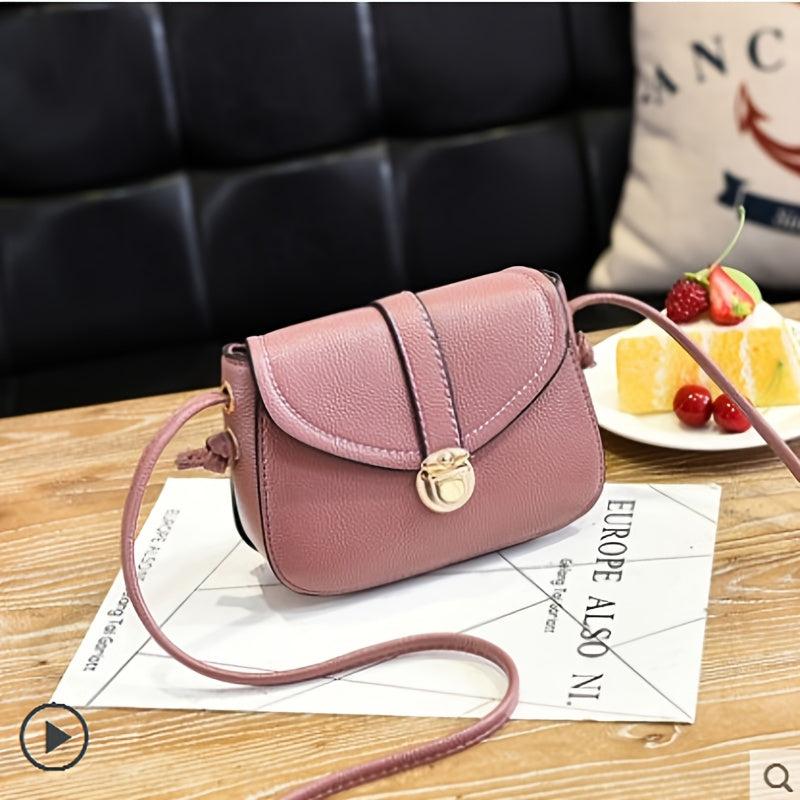 Flap Crossbody Bag Shoulder Saddle Bag Casual Handbag & Phone Purse