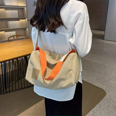Vintage Canvas Crossbody Bag Large Capacity Hobo Bag
