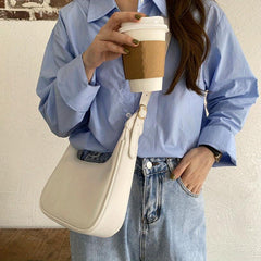 Minimalist Crossbody Bag Solid Shoulder Bag
