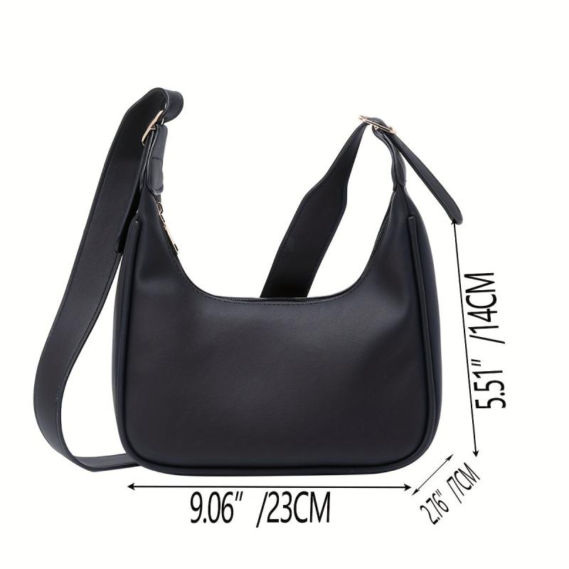 Minimalist Crossbody Bag Solid Shoulder Bag