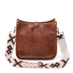 Vintage Crossbody Bag Ethnic Style Strap Commuter Purse Handbag