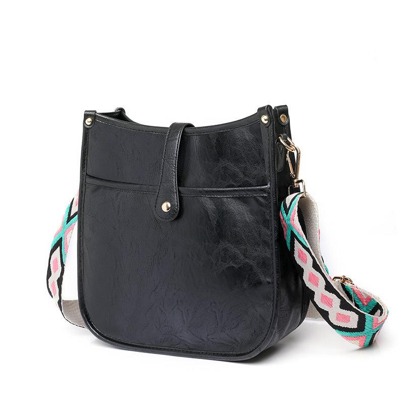 Vintage Crossbody Bag Ethnic Style Strap Commuter Purse Handbag