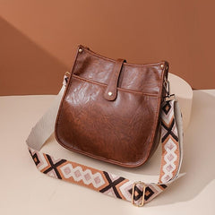 Vintage Crossbody Bag Ethnic Style Strap Commuter Purse Handbag