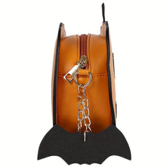 Pumpkin Shaped Funny Shoulder Bag Halloween Crossbody Bag