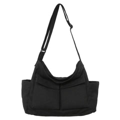 Vintage Canvas Messenger Bag Retro Crossbody Bag Women's Casual Handbag