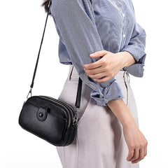 Mini Zipper Crossbody Bag Leather Mobile Phone Bag Coin Purse