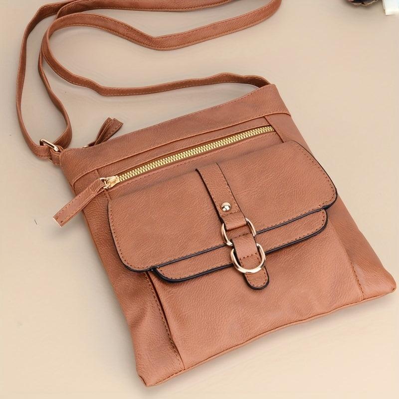 Retro Style Crossbody Bag Gothic Punk Style Shoulder Bag