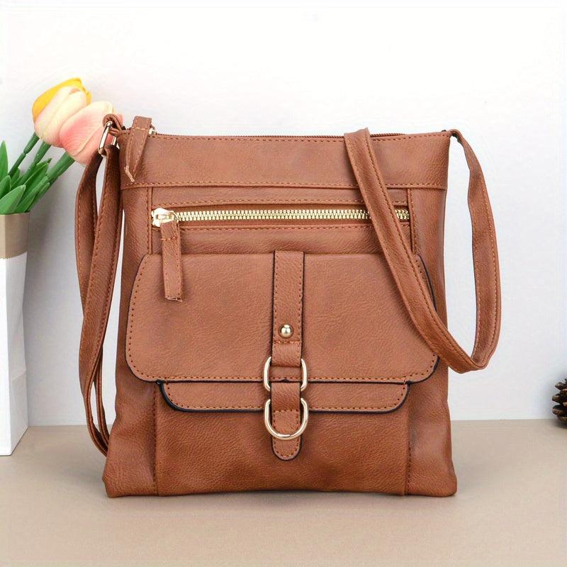 Retro Style Crossbody Bag Gothic Punk Style Shoulder Bag