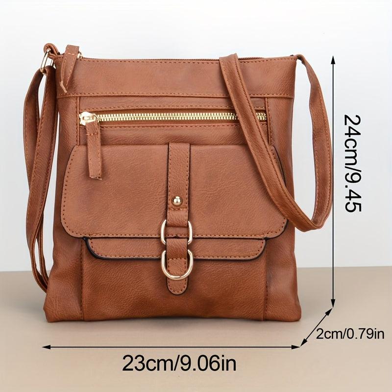 Retro Style Crossbody Bag Gothic Punk Style Shoulder Bag