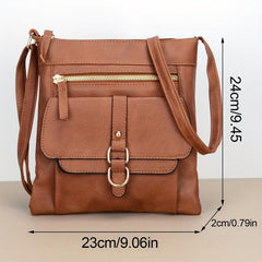 Retro Style Crossbody Bag Gothic Punk Style Shoulder Bag