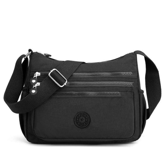 Solid Zipper Crossbody Bag Women's Casual Bag