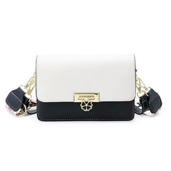 Colorblock Flap Square Bag Women's Crossbody Purse