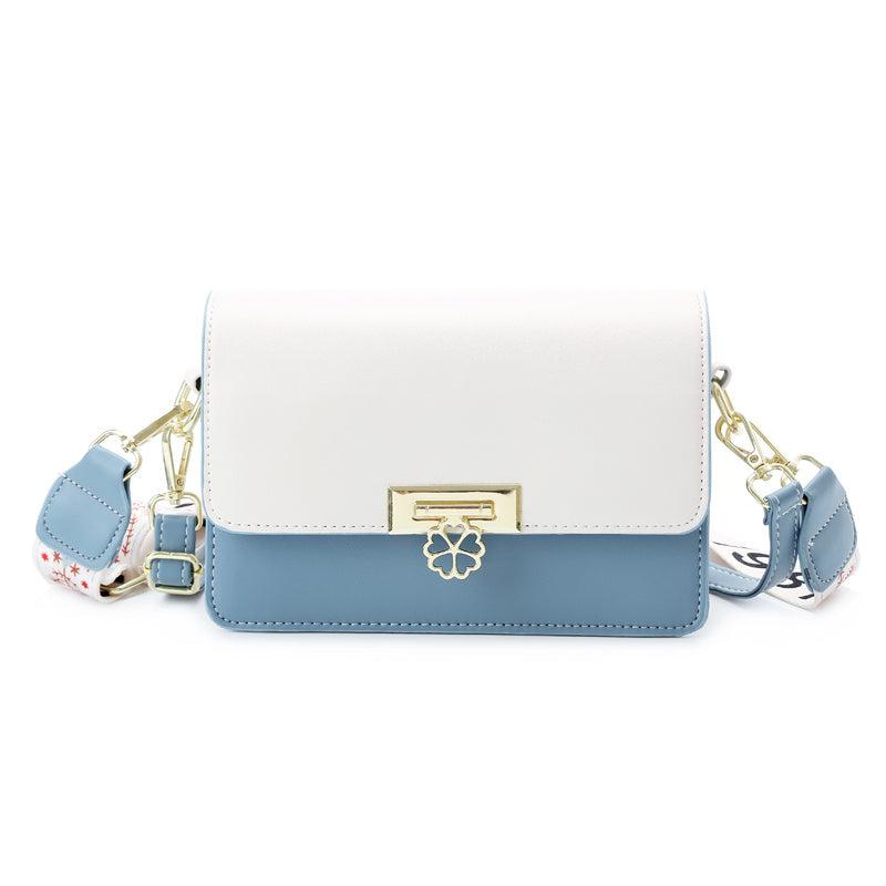 Colorblock Flap Square Bag Women's Crossbody Purse