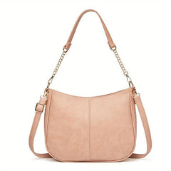 Women Handbags Tote Bag Soft PU Leather Retro Large Capacity Casual Shoulder Bag