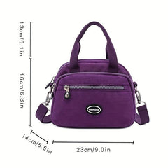 Small Nylon Crossbody Bag Portable Shoulder Bag For Mom