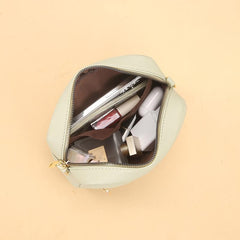 Square Shoulder Bag Zipper Crossbody Bag Women's Purse