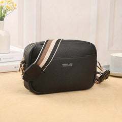 Square Shoulder Bag Zipper Crossbody Bag Women's Purse