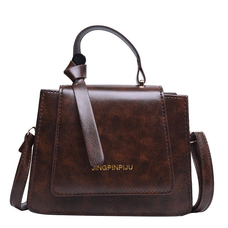 PU Leather Crossbody Satchel Flap Bag Classic Shoulder Bag