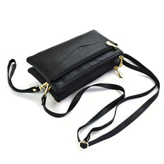 Zipper Clutch Purse for Women Crossbody Bag with Wristlet Wallet