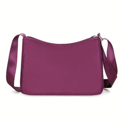 Minimalist Zipper Hobo Shoulder Bag for Women