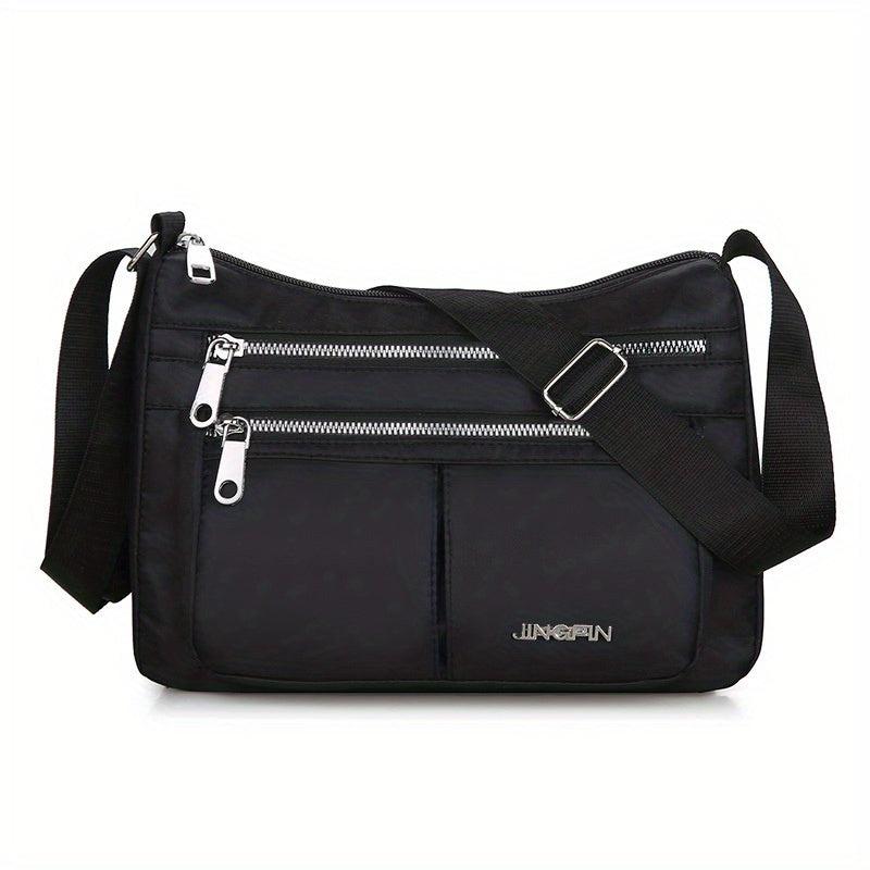 Minimalist Zipper Hobo Shoulder Bag for Women