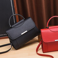 Crossbody Bag Women's Top Handle Purse Faux Leather Flap Shoulder Bag