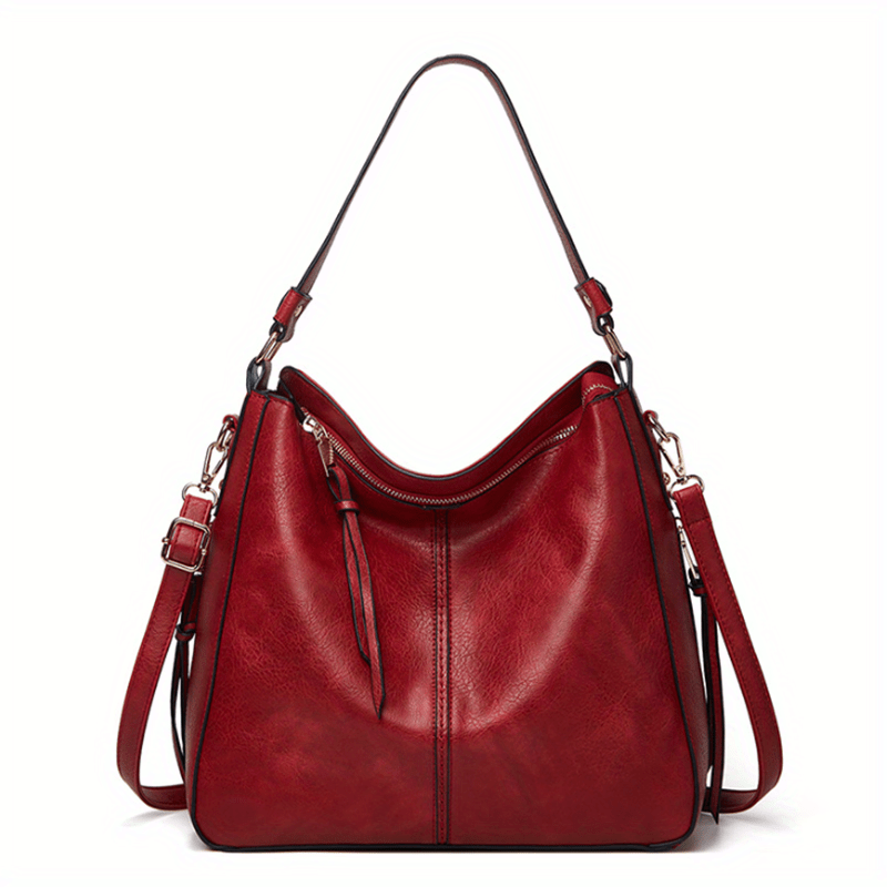Retro Style Tote Bag For Women Large Capacity Hobo Bag Crossbody Bag
