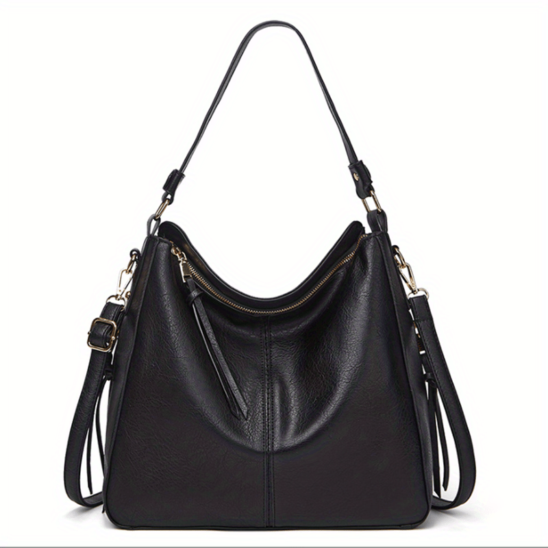 Retro Style Tote Bag For Women Large Capacity Hobo Bag Crossbody Bag