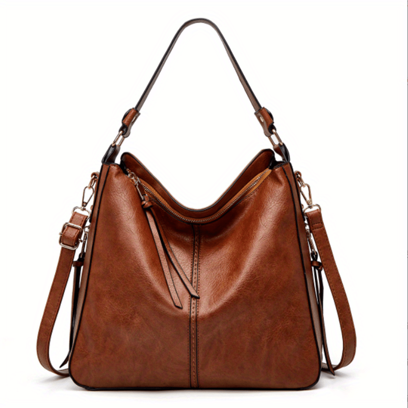 Retro Style Tote Bag For Women Large Capacity Hobo Bag Crossbody Bag